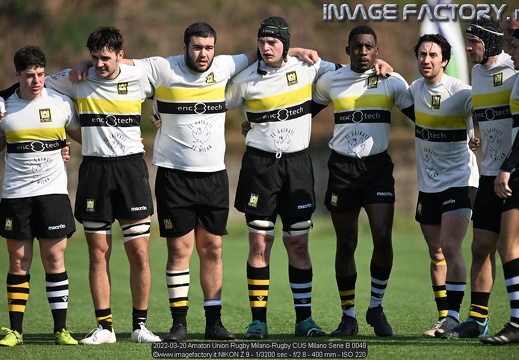 2022-03-20 Amatori Union Rugby Milano-Rugby CUS Milano Serie B (19-25)